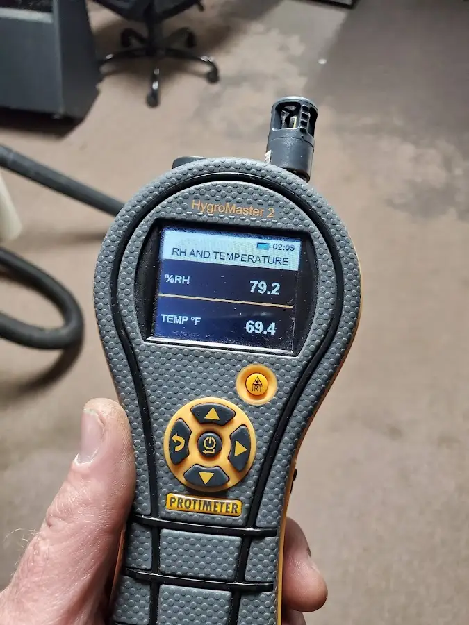 Moisture meter humidity assessment for Mold Remediation & Removal in Rocky Mount